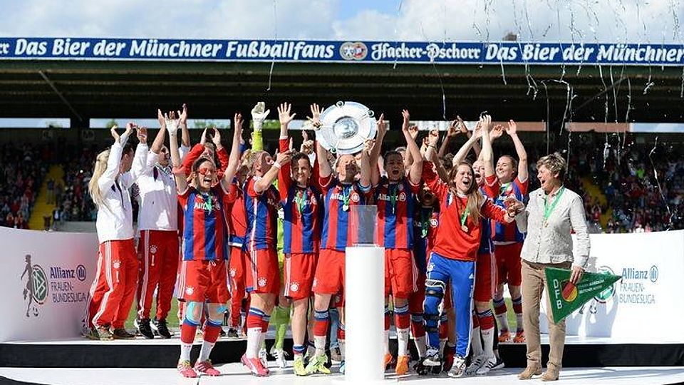Die Frauen des FC Bayern München sind Deutscher Me