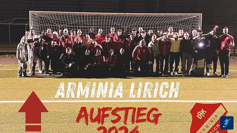 Arminia Lirich steigt in die Bezirksliga auf. Foto: Verein