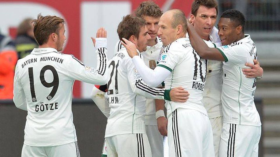 Der FC Bayern gewinnt das Derby in Nürnberg mit 2: