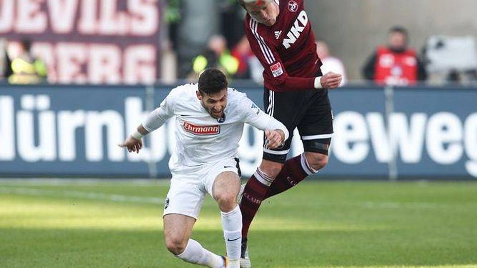 Der 1. FC Nürnberg holte gegen den SC Freiburg ein