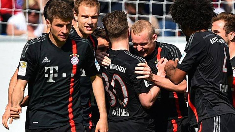 Der FC Bayern München gewinnt bei der TSG Hoffenhe