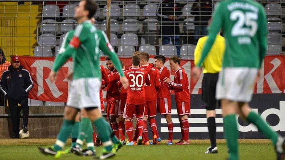 Die Bayern haben das Spiel gegen den SV Schalding