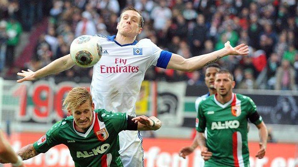 Der FC Augsburg schießt den Hamburger SV immer tie