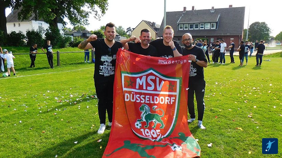 Der MSV Düsseldorf steigt als Meister der Landesliga 1 in die Oberliga auf. Foto Saysay M