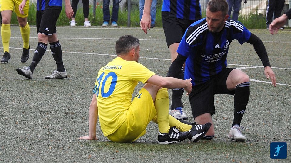 Sportlich fairer Umgang: Pierre Fees (l) und Drilon Gervalla