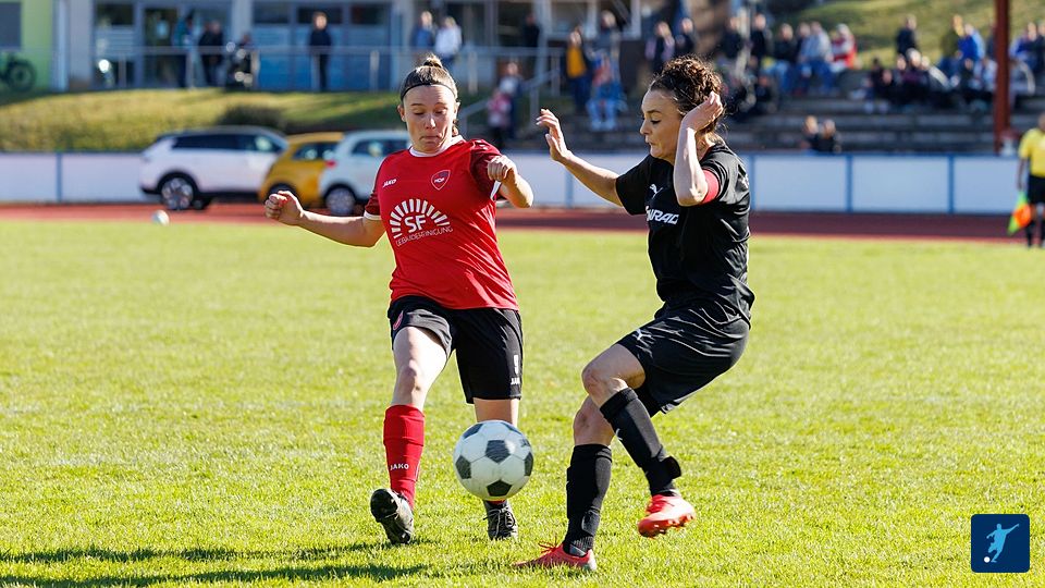 Joline Reinhold (l.) gegen Lena Götz (r.).