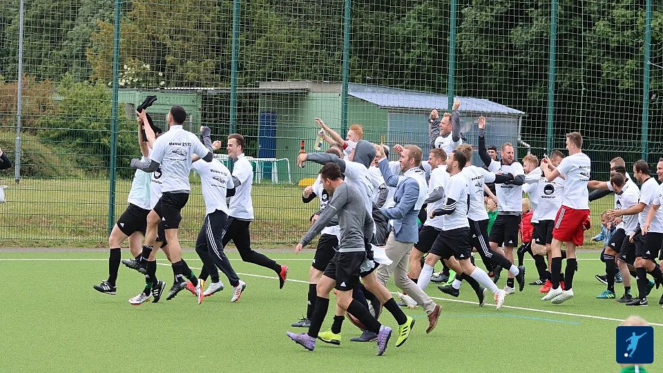 VdS Nievenheim steigt als Meister der Kreisliga A von Grevenbroich und Neuss in die Bezirksliga auf. Foto: Frank Vieten.