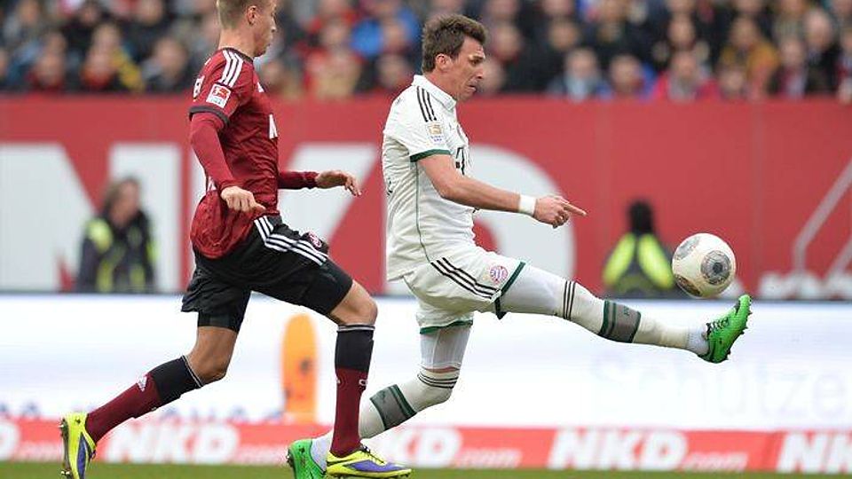 Der FC Bayern gewinnt das Derby in Nürnberg mit 2: