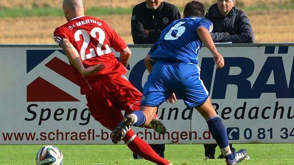 SC Oberweikertshofen - SV Mering 2:2 (0:2)