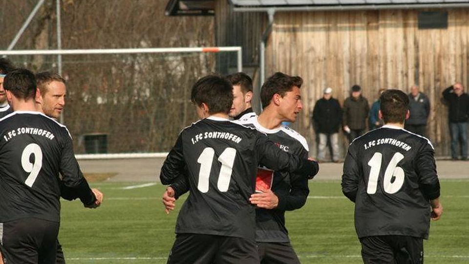 Der 1. FC Sonthofen gewinnt sein Heimspiel gegen S