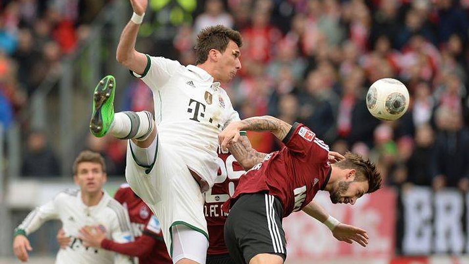 Der FC Bayern gewinnt das Derby in Nürnberg mit 2: