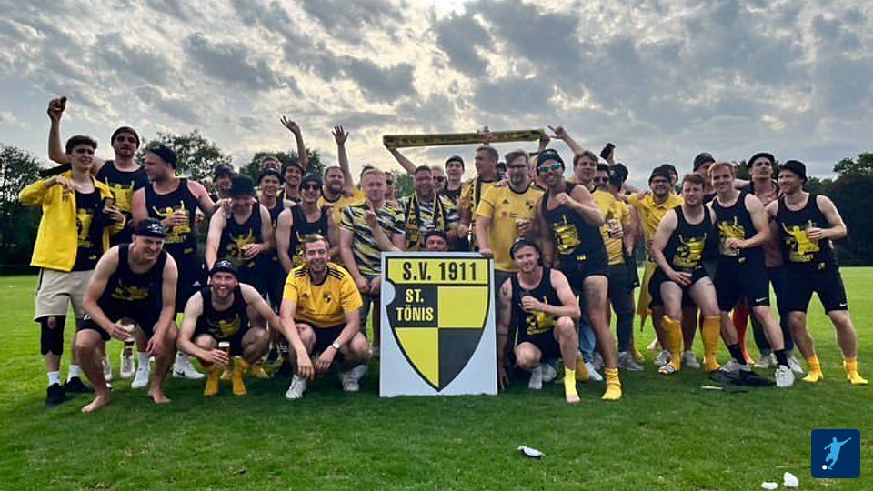 Der SV St. Tönis hat den Aufstieg in die Bezirksliga geschafft. Foto: Verein