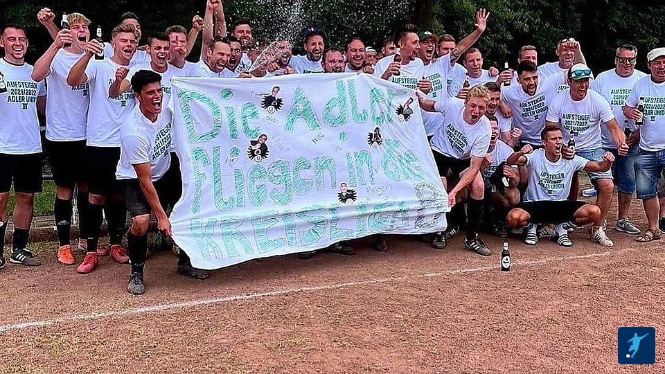 Die DJK Adler Union Frintrop III steigt aus der Kreisliga C in die Kreisliga B auf. Foto: privat