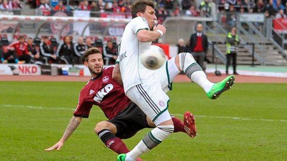 Der FC Bayern gewinnt das Derby in Nürnberg mit 2: