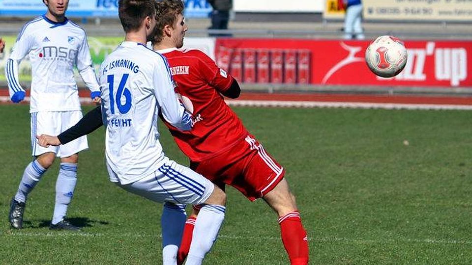 Der TSV 1860 Rosenheim hat gegen den FC Ismaning g