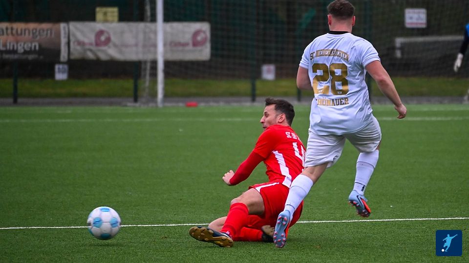 "Moses" Cichon mit einem sauberen Tackling