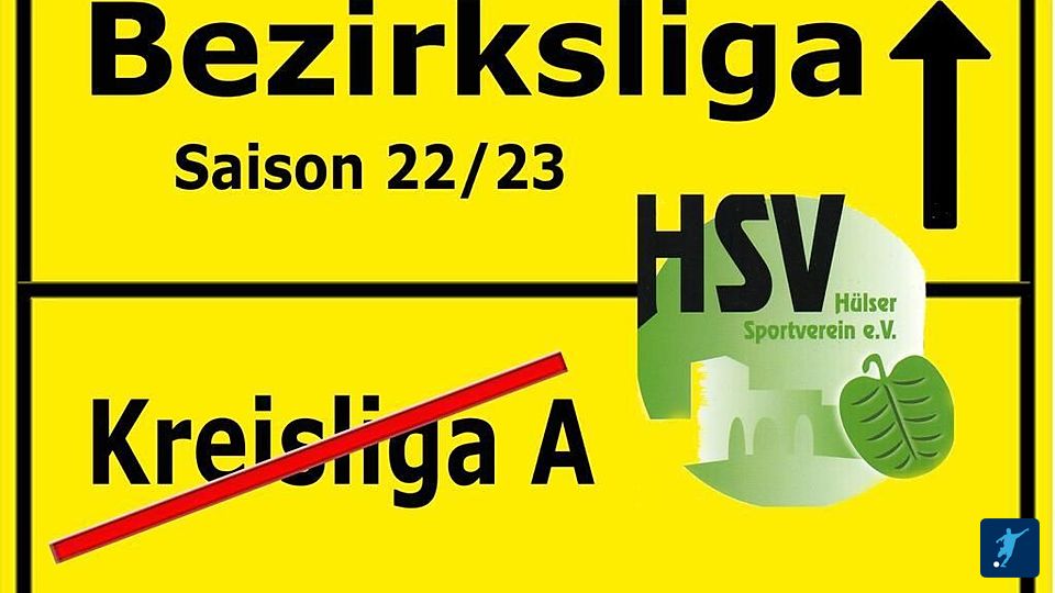 Als Meister der Kreisliga A steigt der Hülser SV in die Bezirksliga auf. Fotos via Gregor Stirke