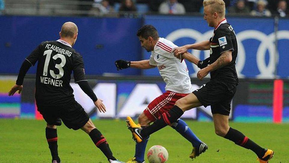 Der FC Augsburg gewann gegen den HSV und darf weit