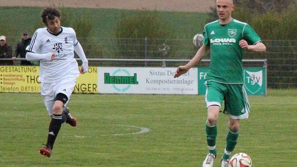 Der TSV Jetzendorf (grün) hat sich gegen den SC In