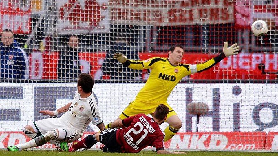 Der FC Bayern gewinnt das Derby in Nürnberg mit 2: