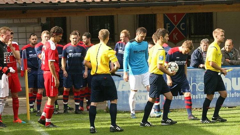 Der 1. FC Kötzting und der 1. FC Sonthofen trennte