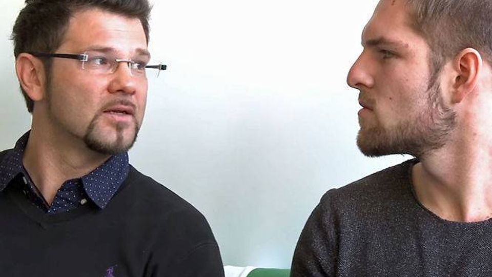 Florian Hahn(l.) im Januar mit Vorort-Mitarbeiter