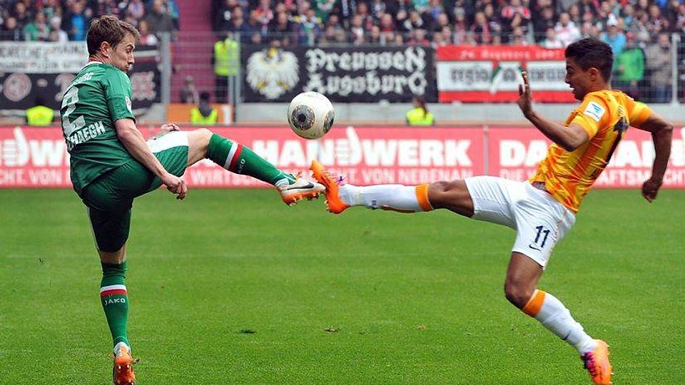 Der FC Augsburg spielt gegen Hertha BSC Berlin 0:0