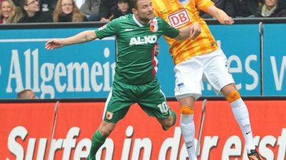 Der FC Augsburg spielt gegen Hertha BSC Berlin 0:0