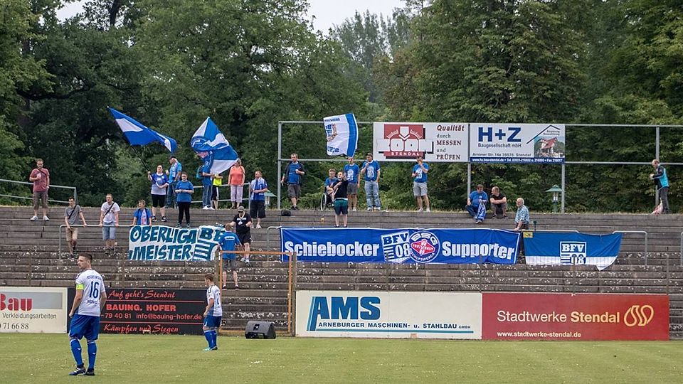 Schiebock Supporters ab Halbzeit 2