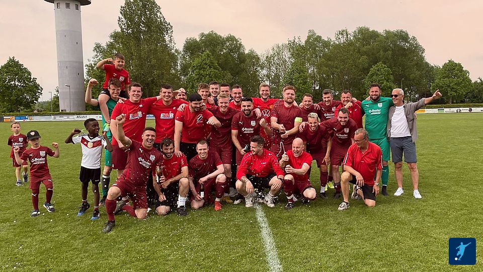 Der FC Langenburg feiert den Klassenerhalt