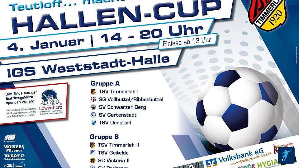Flyer 1. Teutloff...macht den Meister! Hallen-Cup