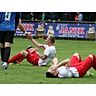 Der FSV Buchenau mit (v. re.) Markus Tiemann und Lukas Müller steigt in die A-Liga ab, Erksdorf setzt sich 4:0 durch. © Jens Schmidt
