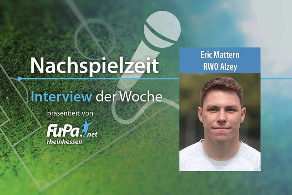 Eric Mattern von RWO Alzey ist unser Interviewpartner der Woche
