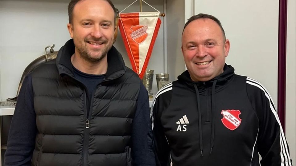 Sandro Cescutti (links) ist neuer Sportlicher Leiter. Agron Sejdiu (rechts) bis auf Weiteres kommissarischer Abteilungsleiter.