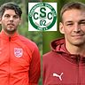 Jens Perne (links) und Julian Kanschik laufen in der neuen Saison wieder für den Cronenberger SC auf.