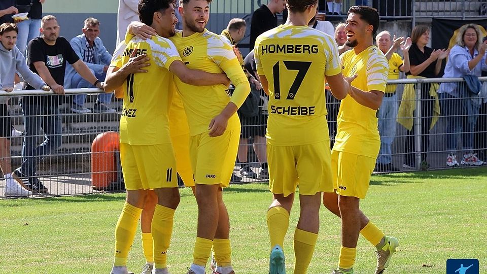 Der VfB Homberg darf wieder jubeln. 