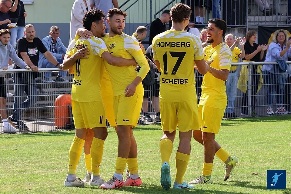 Der VfB Homberg darf wieder jubeln. 