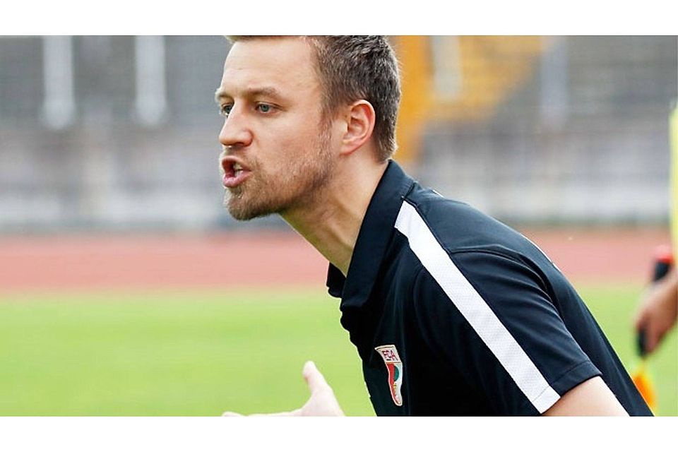 Martin Lanzinger hat sich mit den A-Junioren des FC Augsburg bis auf den dritten Rang vorgearbeitet.   F.: Klaus Rainer Krieger