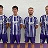 Verstärken den Kreisliga-Newcomer FC Laub (von links): Tim Schweiger, Marco Kronawitter, Alexander Ahner und Philipp Resch.