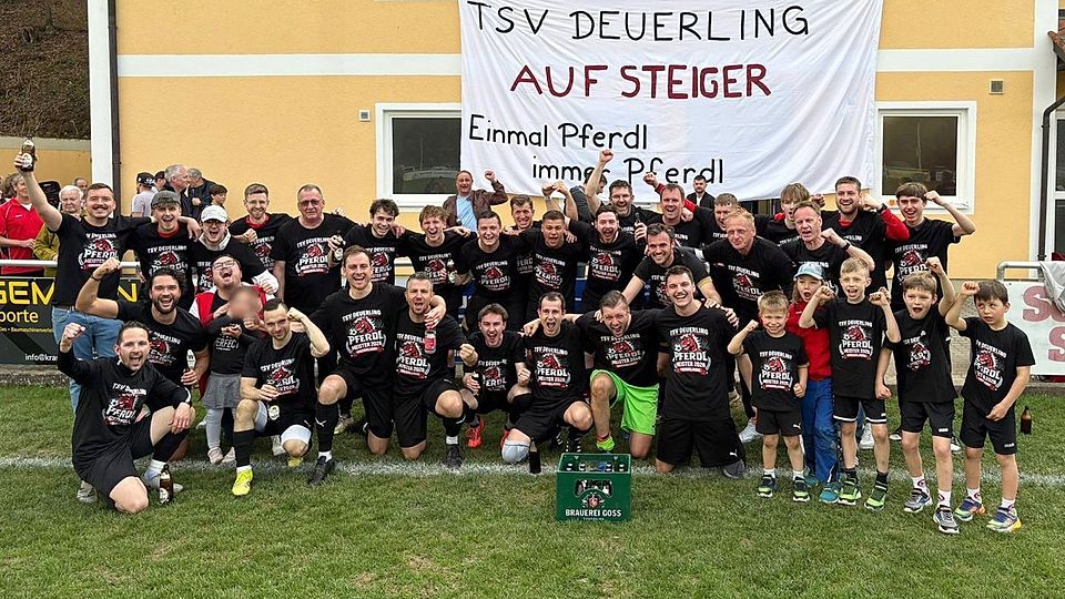 Der TSV Deuerling darf sich zukünftig Kreisligist nennen – zum ersten Mal in der Vereinsgeschichte.