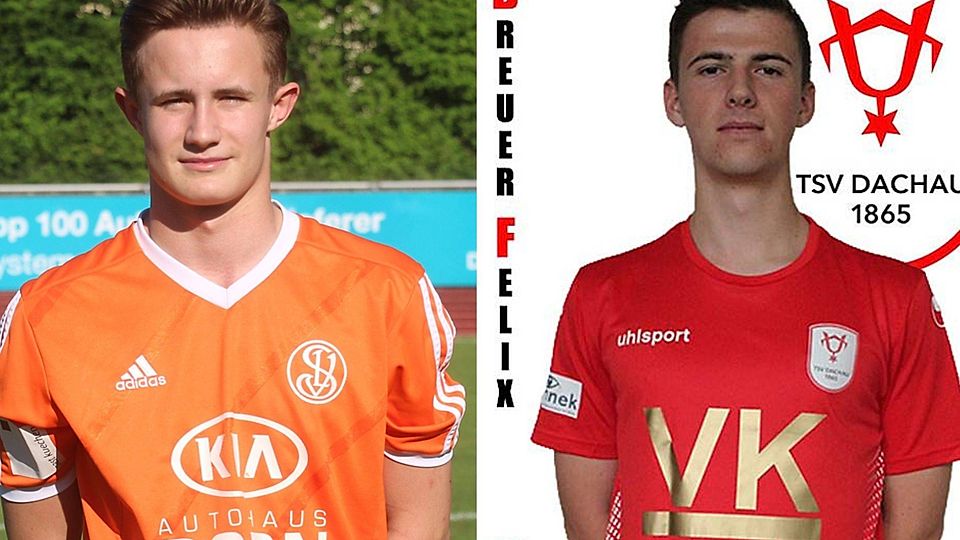 Andreas Steer (li.) und Felix Breuer (beide 19) wollen sich in Buchbach in der Regionalliga durchbeißen.