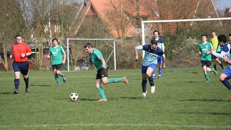 Christian Hink vergab die frühe Führung der Gastgeber.