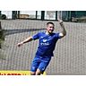 Kann er weiterhin jubeln? Hendrik Mittelstädt und der VfB Marburg sind in der Fußball-Hessenliga derzeit in aller Munde, nun wartet der FSV Fernwald. (Archivbild) © Jens Schmidt