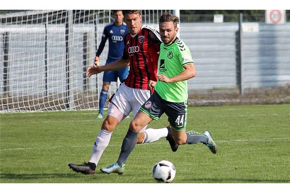 Ein uninspirierter SVS (grün) unterlag beim FC Ingolstadt.  Foto: Weller