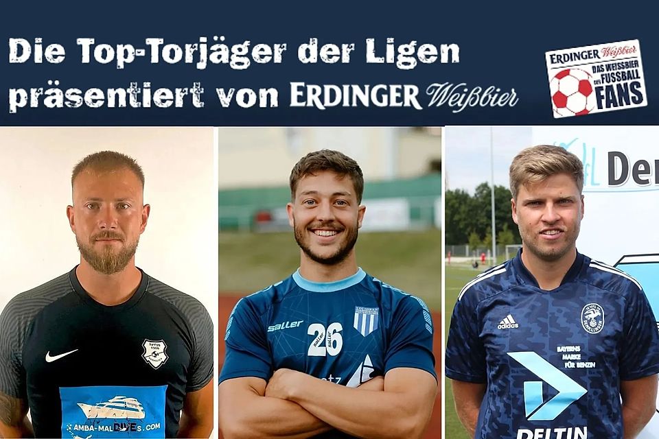 Müller (m.) gewann bereits in der Landesliga Südwest (19/21) die 15 Kästen ERDINGER.