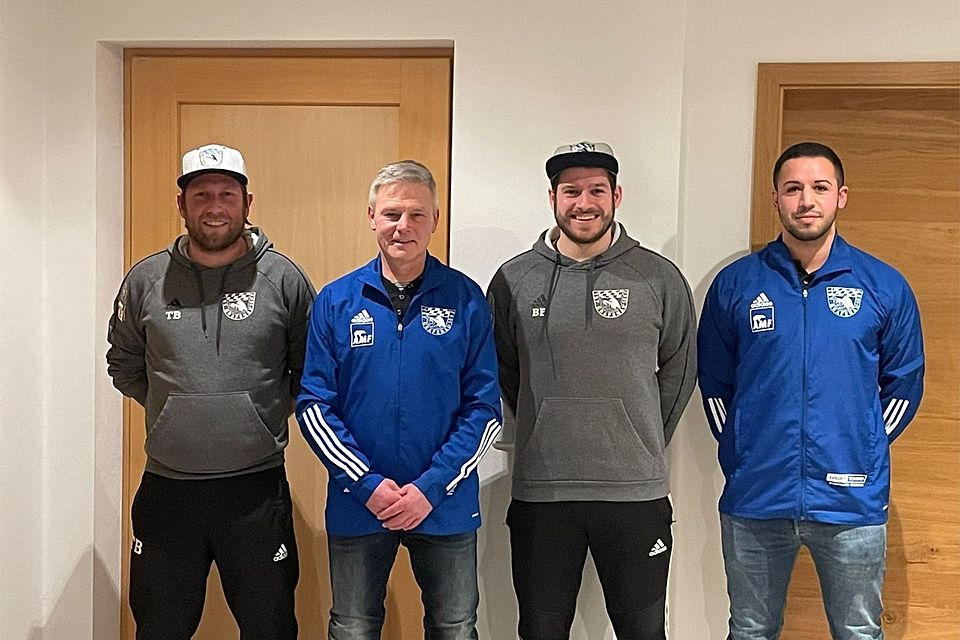 Das Grafenauer Trainerteam (vo. li. na. re.): Thomas Beyer, Jörg Mittag, Benjamin Bauer und Marco de Lima 