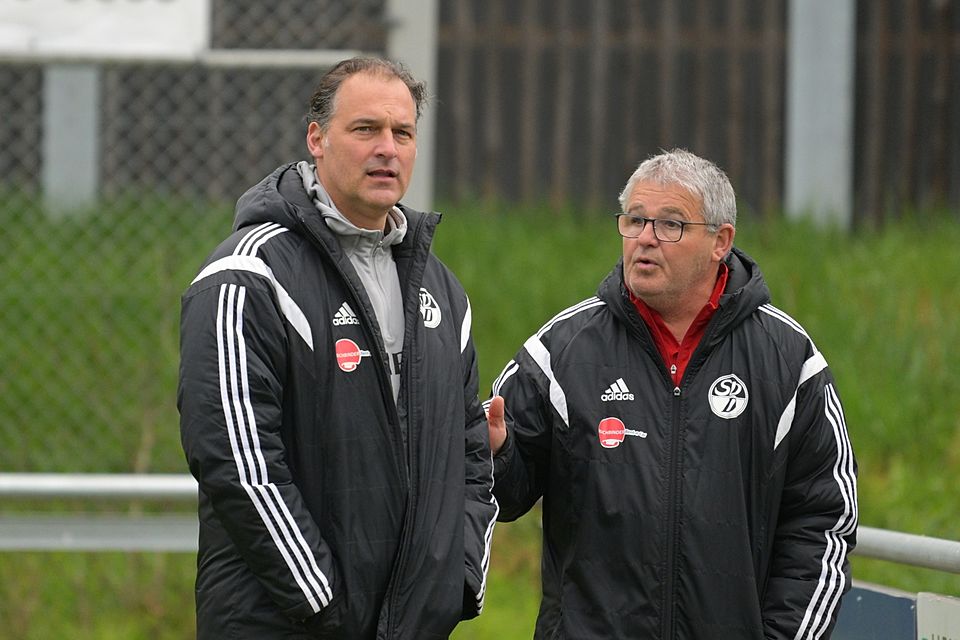 Donaustaufs Geschäftsführer Matthias Klemens (links) und Sportlicher Leiter Hans Melzl erfahren seit knapp einem Monat Unterstützung von Jürgen Meissner.