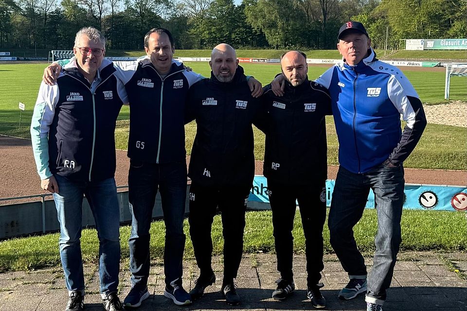 (v.l.:) Ralf Angerstein, Goran Staub, Sven Hozjak, Raul Prieto und Jens Nüsse.