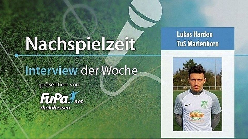 Marienborns Lukas Harden im FuPa-Interview der Woche. Foto: FuPa