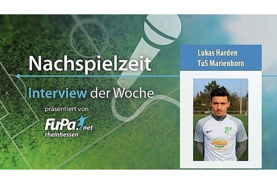 Marienborns Lukas Harden im FuPa-Interview der Woche. Foto: FuPa